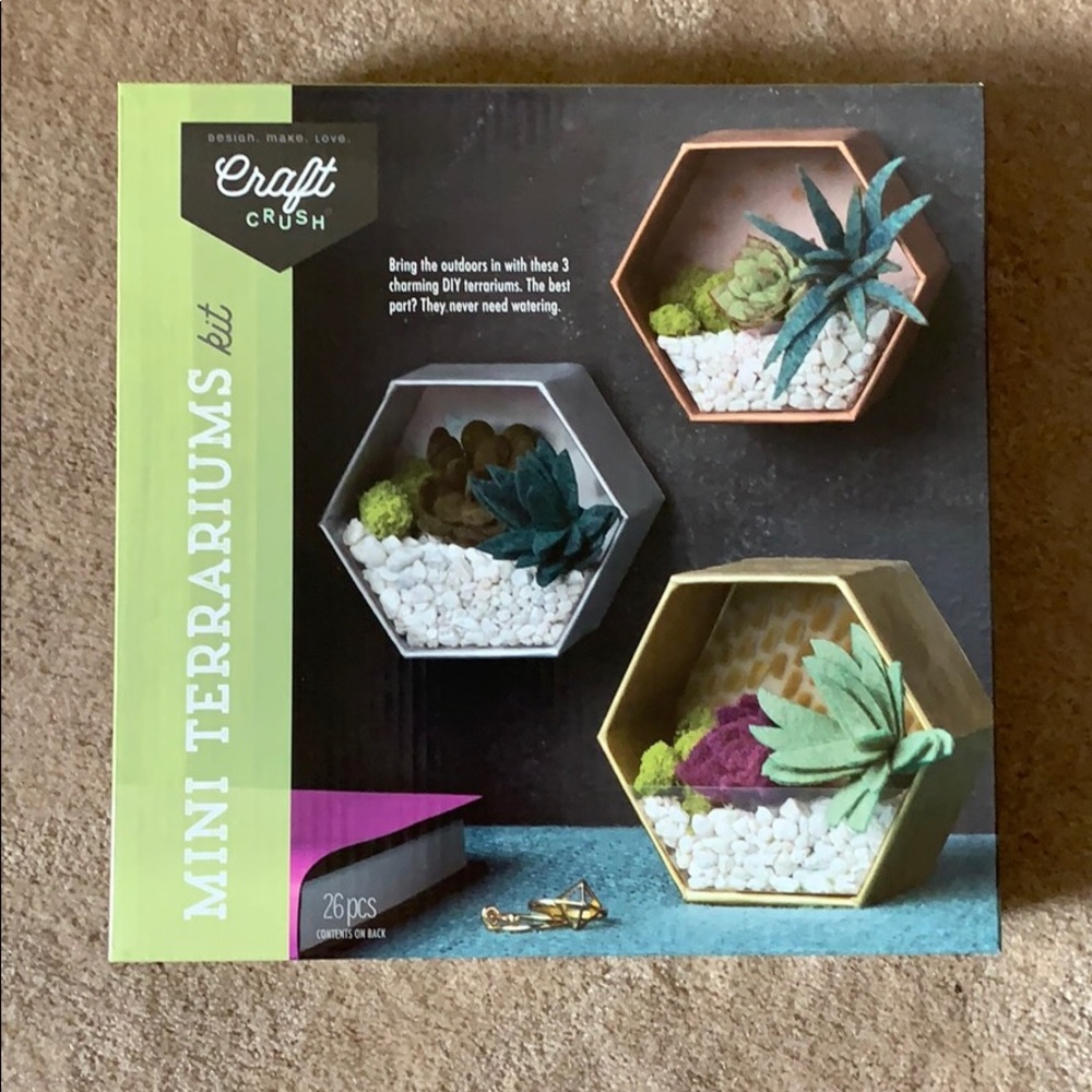 COPY - Craft Crush Mini Terrariums kit